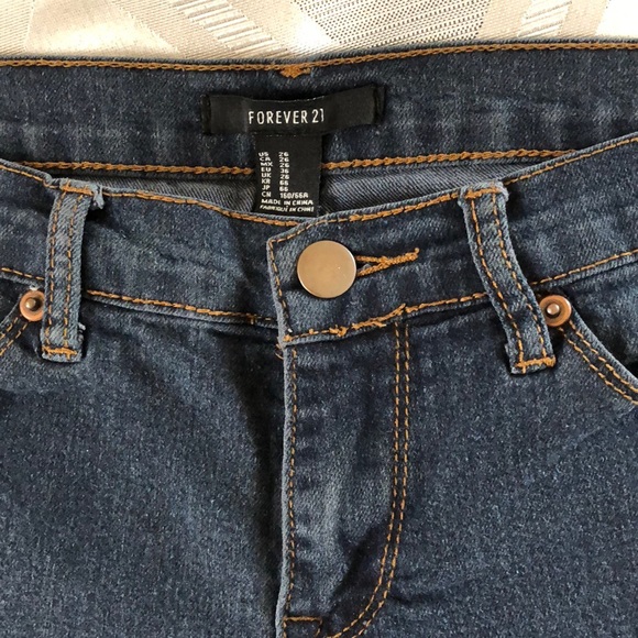 Forever 21 - Dark denim skinny jeans - Picture 2 of 5